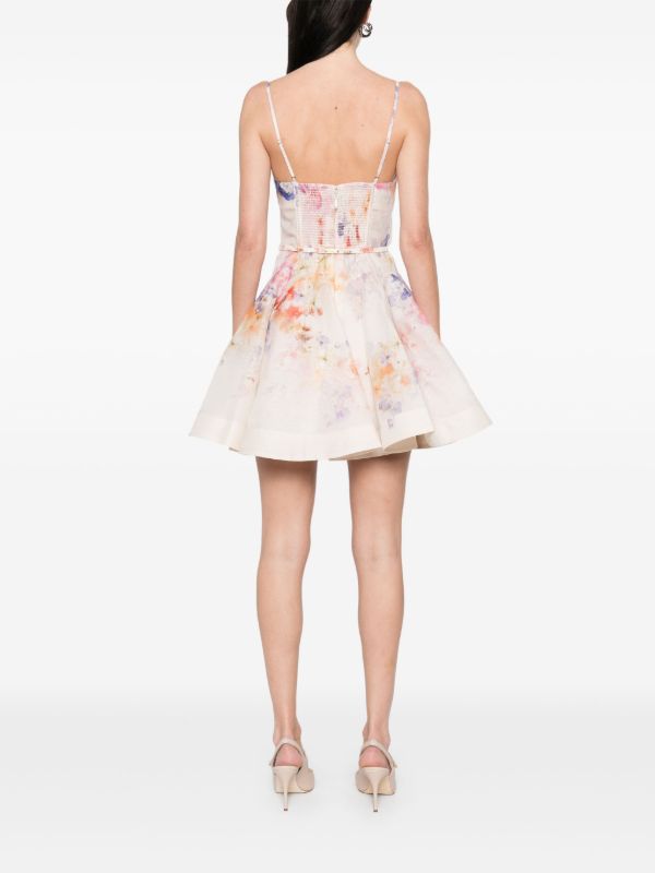 Browns ZIMMERMANN Floral Mini Dress | Browns Cocktail & Party Dresses