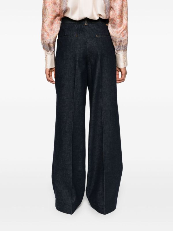 Browns ZIMMERMANN Illustration Jeans | Browns Wide-Leg Jeans