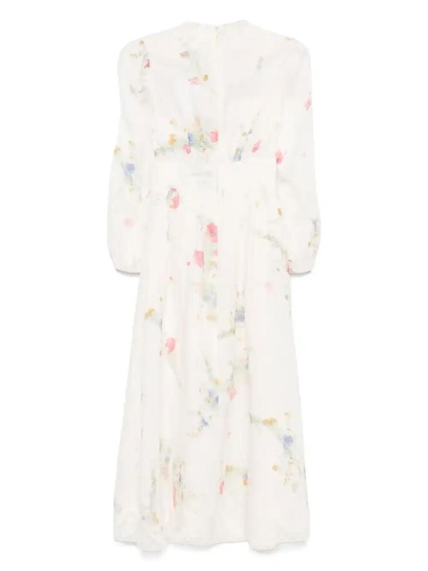Browns ZIMMERMANN Lucky Midi Dress | Browns Day Dresses