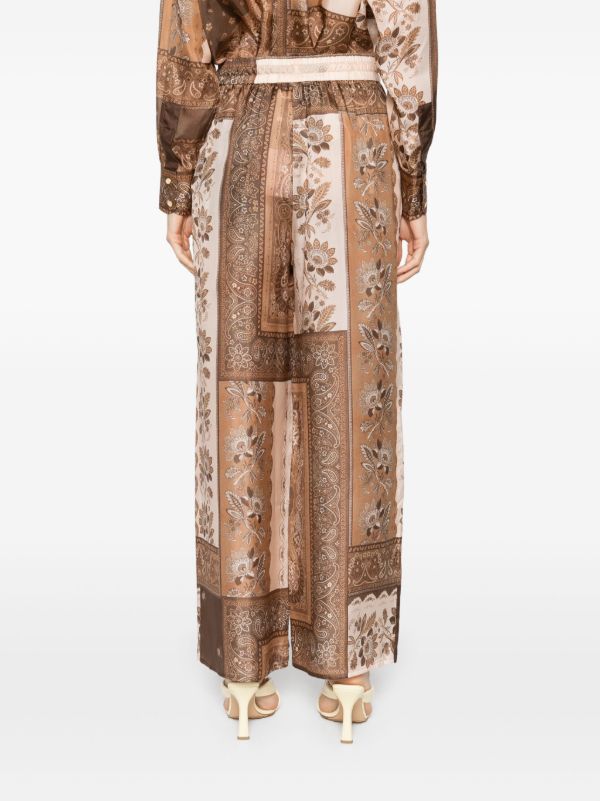 Browns ZIMMERMANN Lucky Trousers | Browns Wide-Leg Pants