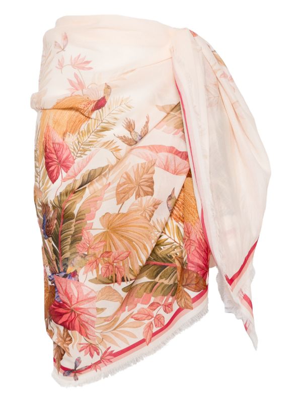 browns ZIMMERMANN printed cotton pareo | Browns Beach Cover-Ups