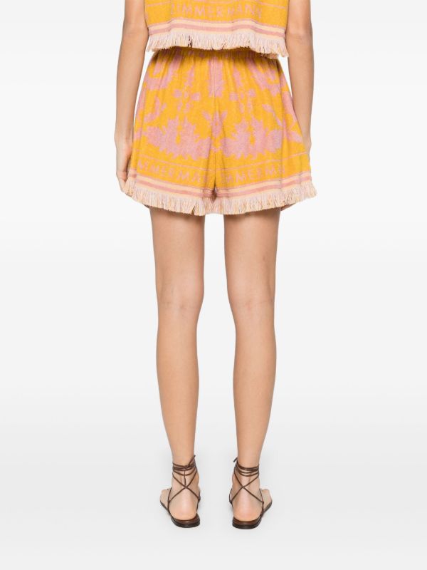 Browns ZIMMERMANN Printed Shorts | Browns Short & Mini Shorts