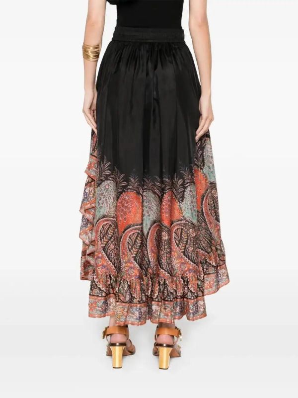 Browns ZIMMERMANN Rhiannon Maxi Skirt | Browns Pleated Skirts