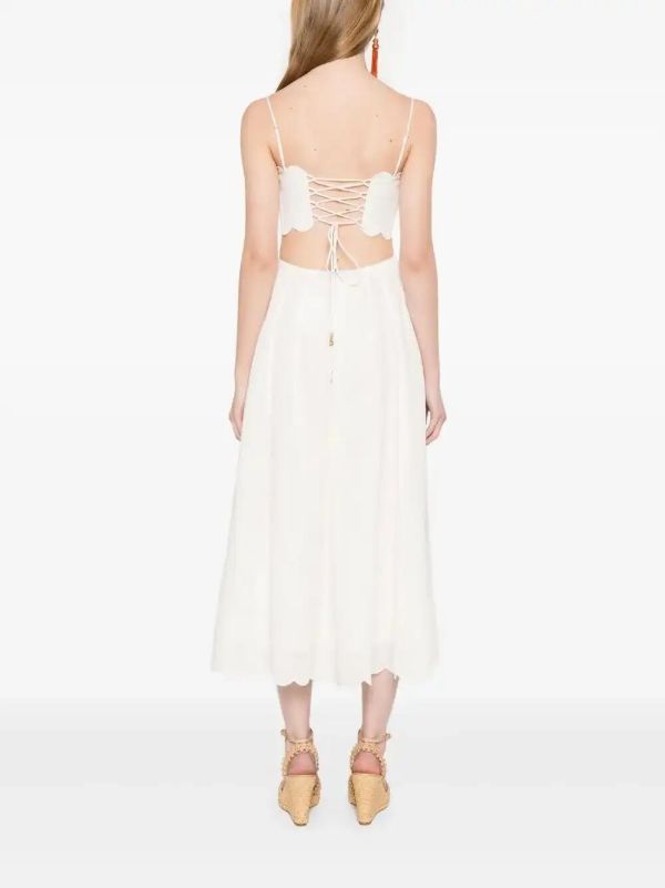 Browns ZIMMERMANN Rhiannon Midi Dress | Browns Day Dresses