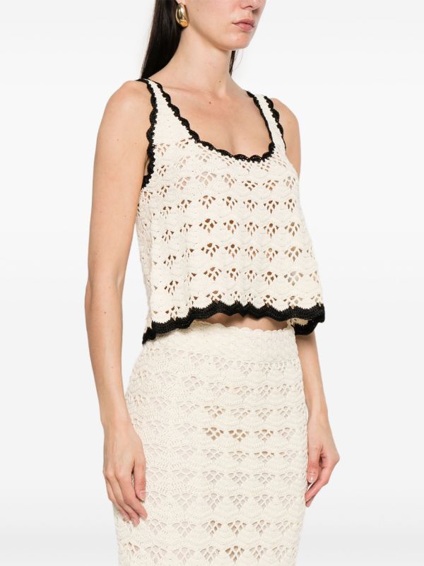 Browns ZIMMERMANN Rhiannon Top | Browns Vests & Tank Tops