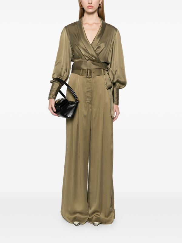 Browns ZIMMERMANN Silk Wide-Leg Trousers | Browns Wide-Leg Pants