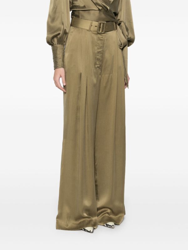 Browns ZIMMERMANN Silk Wide-Leg Trousers | Browns Wide-Leg Pants