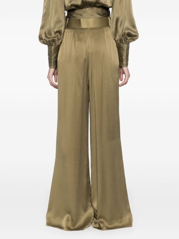 Browns ZIMMERMANN Silk Wide-Leg Trousers | Browns Wide-Leg Pants