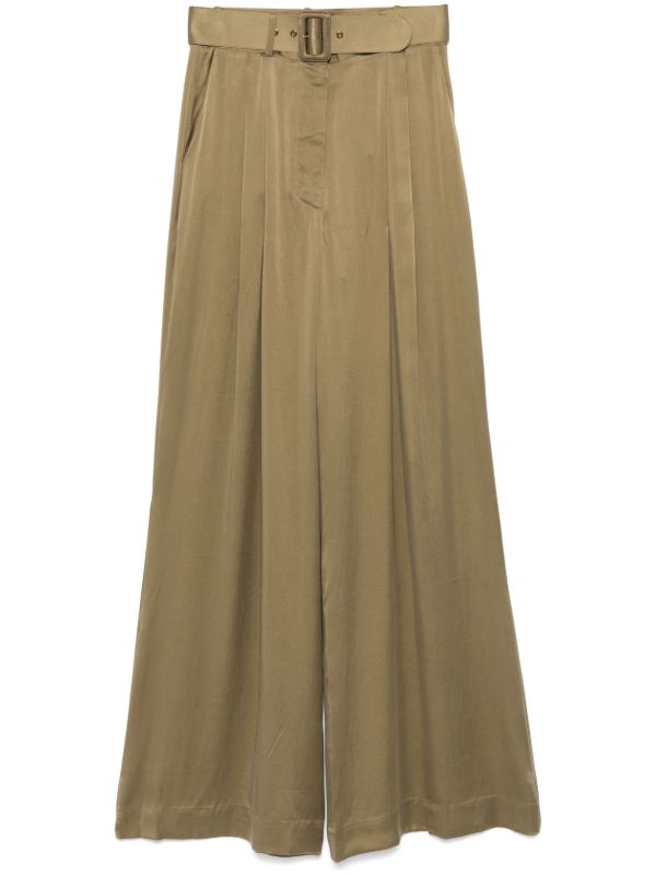 browns ZIMMERMANN Silk Wide-Leg Trousers | Browns Wide-Leg Pants