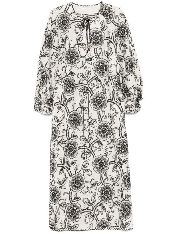 browns ZIMMERMANN White Tallow Dress | Browns Day Dresses