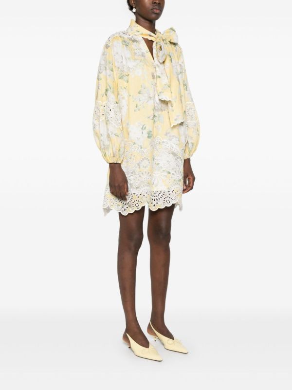 Browns ZIMMERMANN Yellow Acacia Dress | Browns Day Dresses