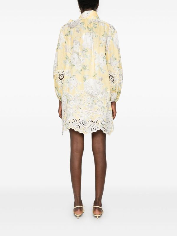 Browns ZIMMERMANN Yellow Acacia Dress | Browns Day Dresses