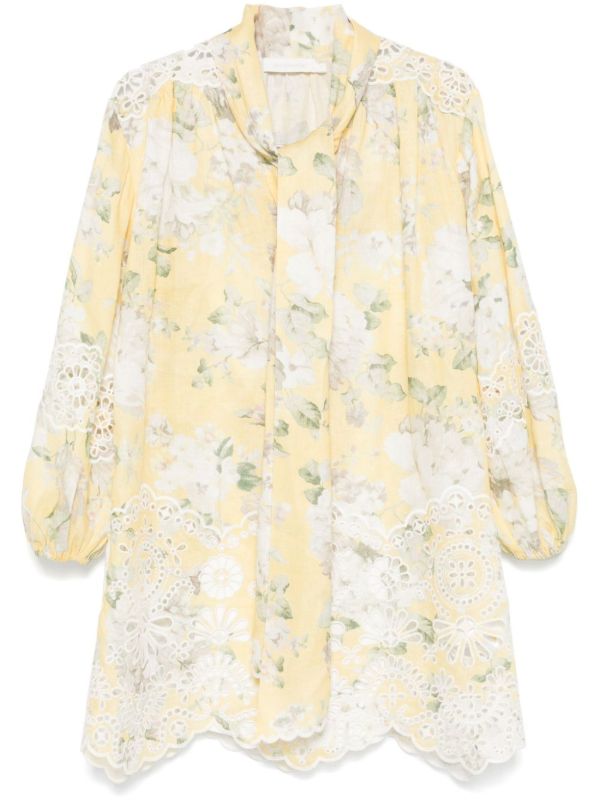 browns ZIMMERMANN Yellow Acacia Dress | Browns Day Dresses