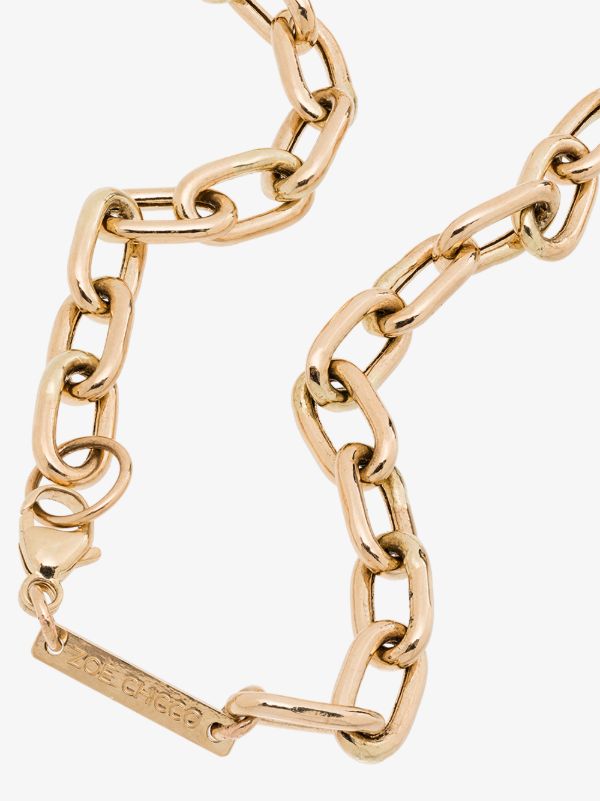 Browns Zoë Chicco 14K Yellow Gold Large Chain Necklace | Browns Fine Necklaces