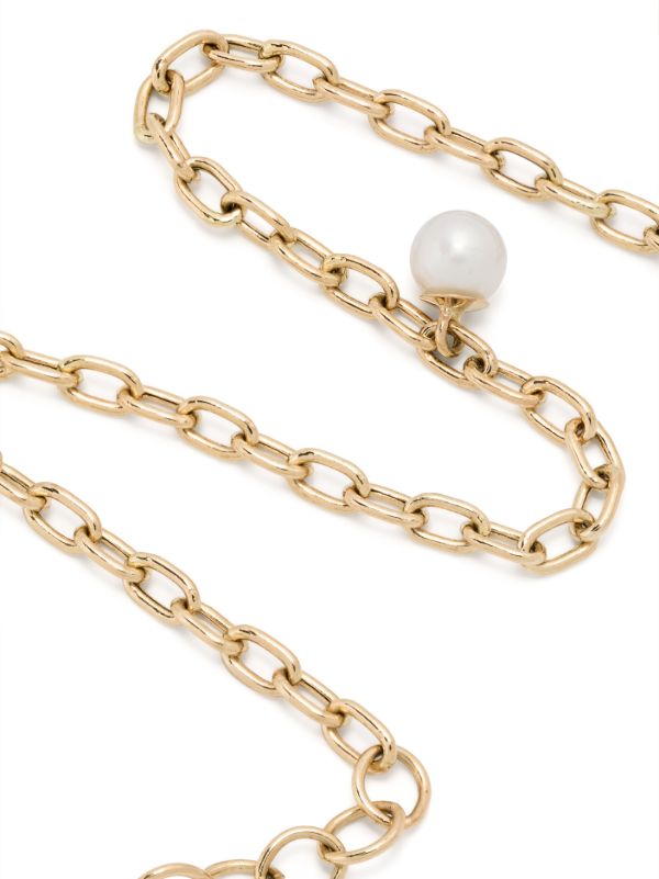 Browns Zoë Chicco 14K Yellow Gold Pearl Bracelet | Browns Fine Bracelets