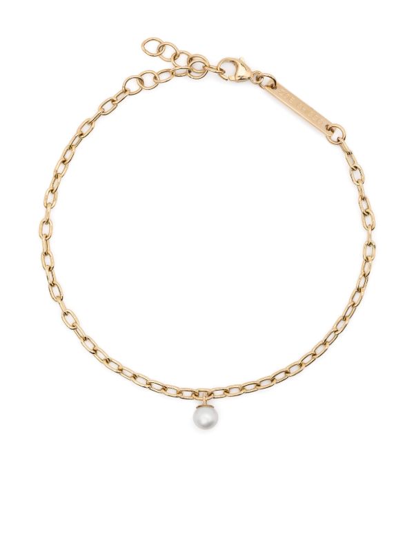 browns Zoë Chicco 14K Yellow Gold Pearl Bracelet | Browns Fine Bracelets