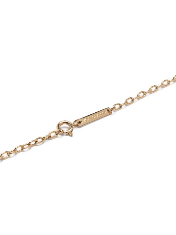Browns Zoë Chicco 14K Yellow Gold Small Sunbeam Medallion Diamond Necklace | Browns Fine Necklaces