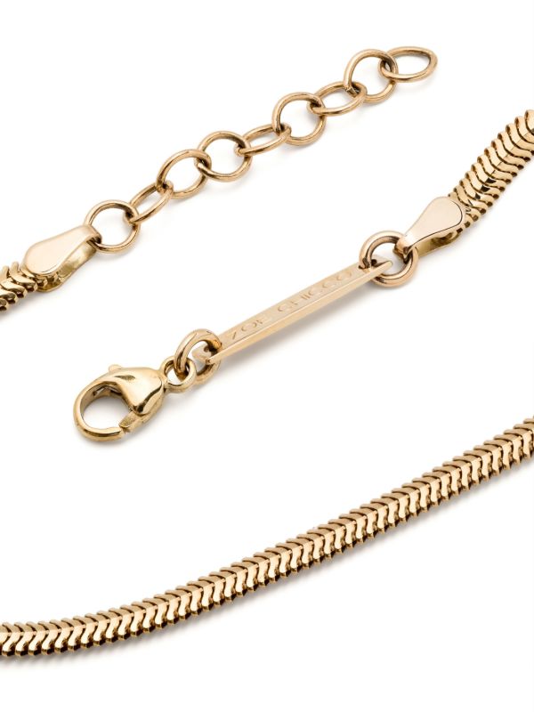 Browns Zoë Chicco 14K Yellow Gold Snake Chain Bracelet | Browns Fine Bracelets