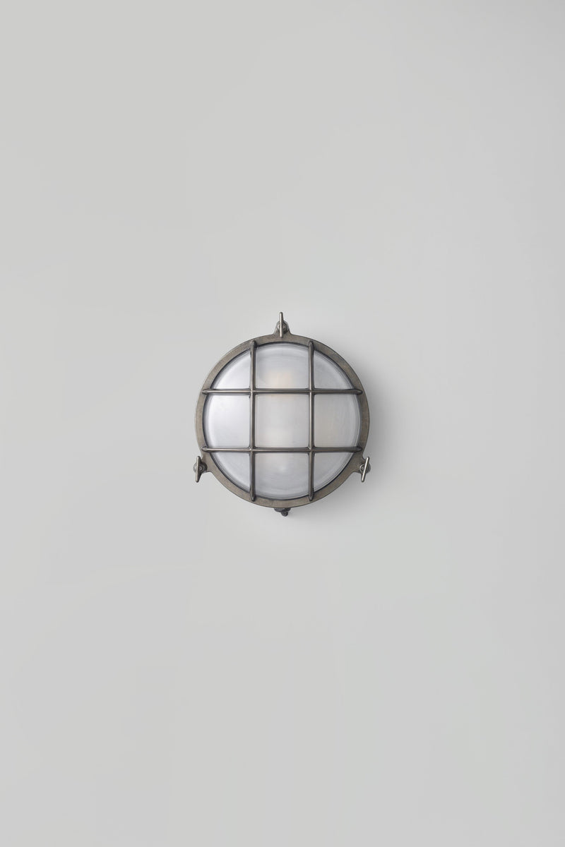 Btc 7027 Brass Bulkhead Weathered Brass / Frosted