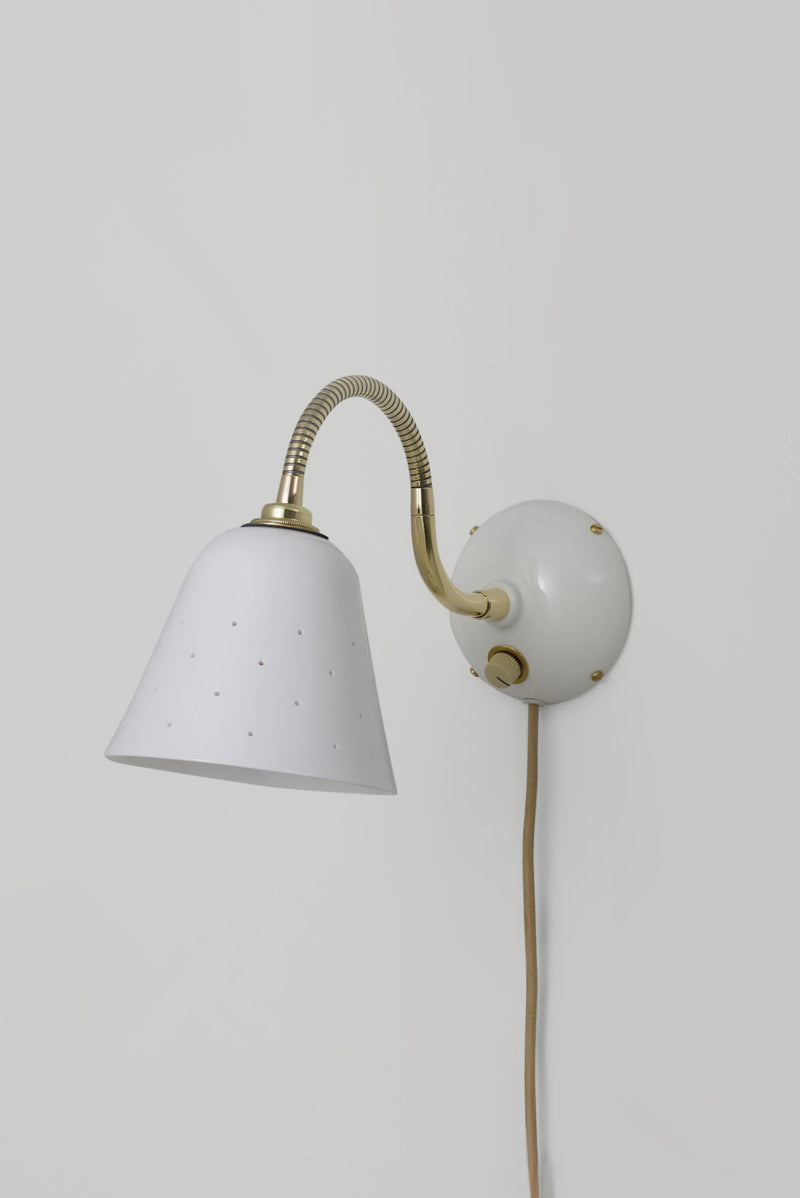 Btc Alma Wall Light With Dimmer Cable & Plug Natural
