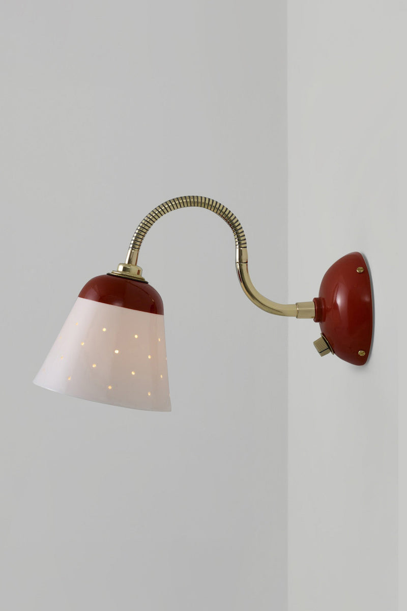 Btc Alma Wall Light With Dimmer Seaweed