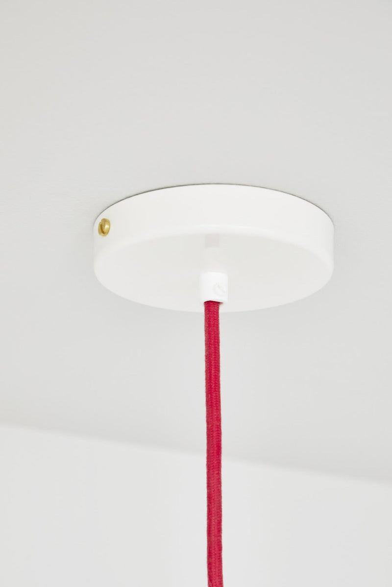 Btc Blossom Size 1 Pendant Natural White / Red