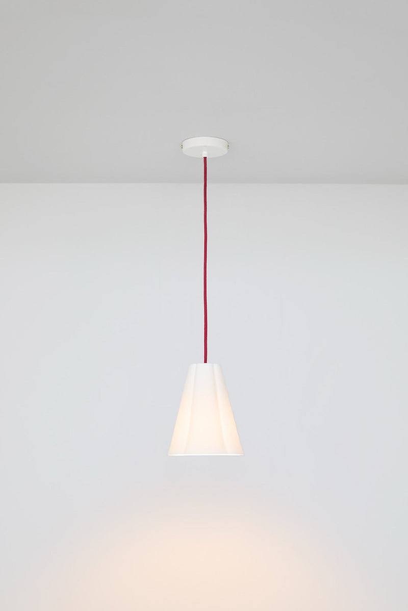 btc Blossom Size 1 Pendant Natural White / Red