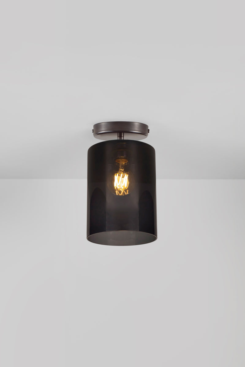 Btc Brompton Size 2 Ceiling Light Brass / Opal