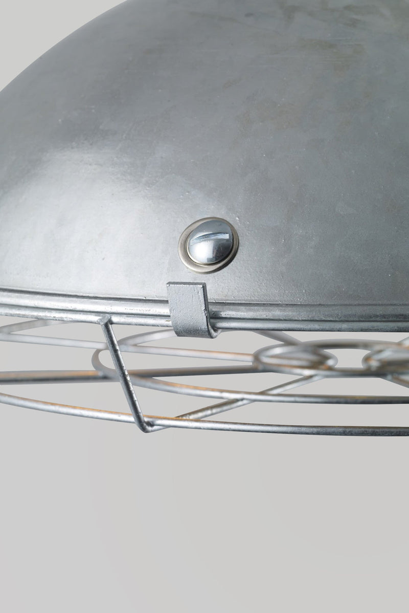Btc Cargo Cluster Wall Light Galvanised Silver