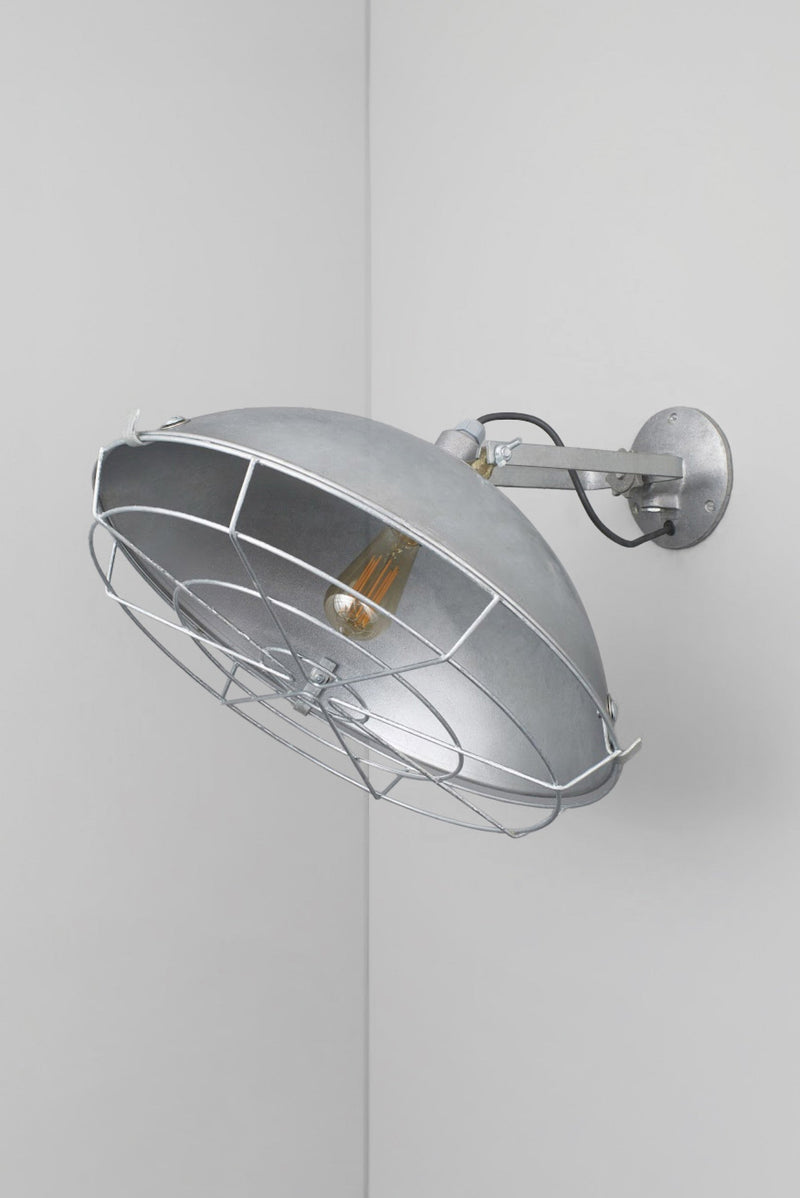 Btc Cargo Cluster Wall Light Galvanised Silver