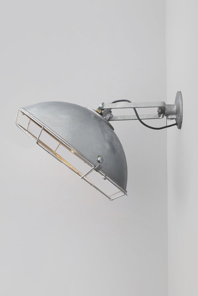 btc Cargo Cluster Wall Light Galvanised Silver