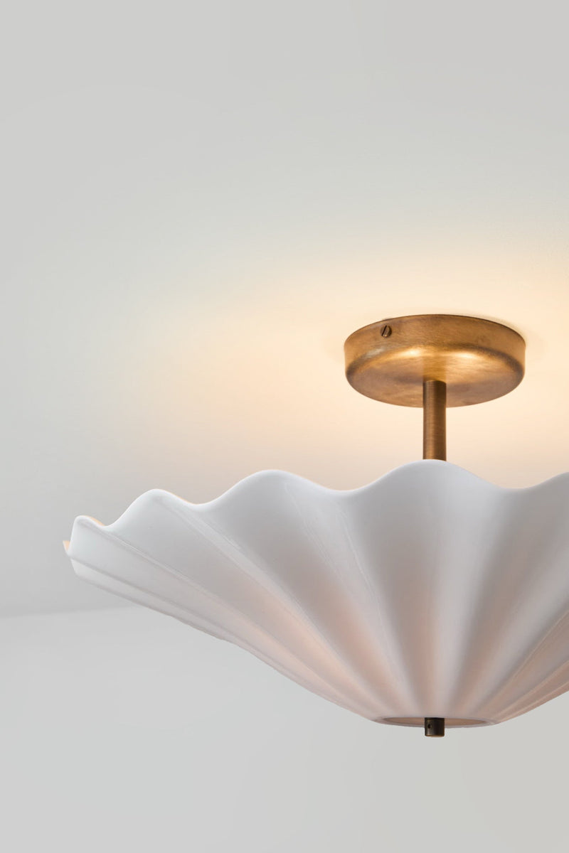 Btc Christie Ceiling Light Antique Brass
