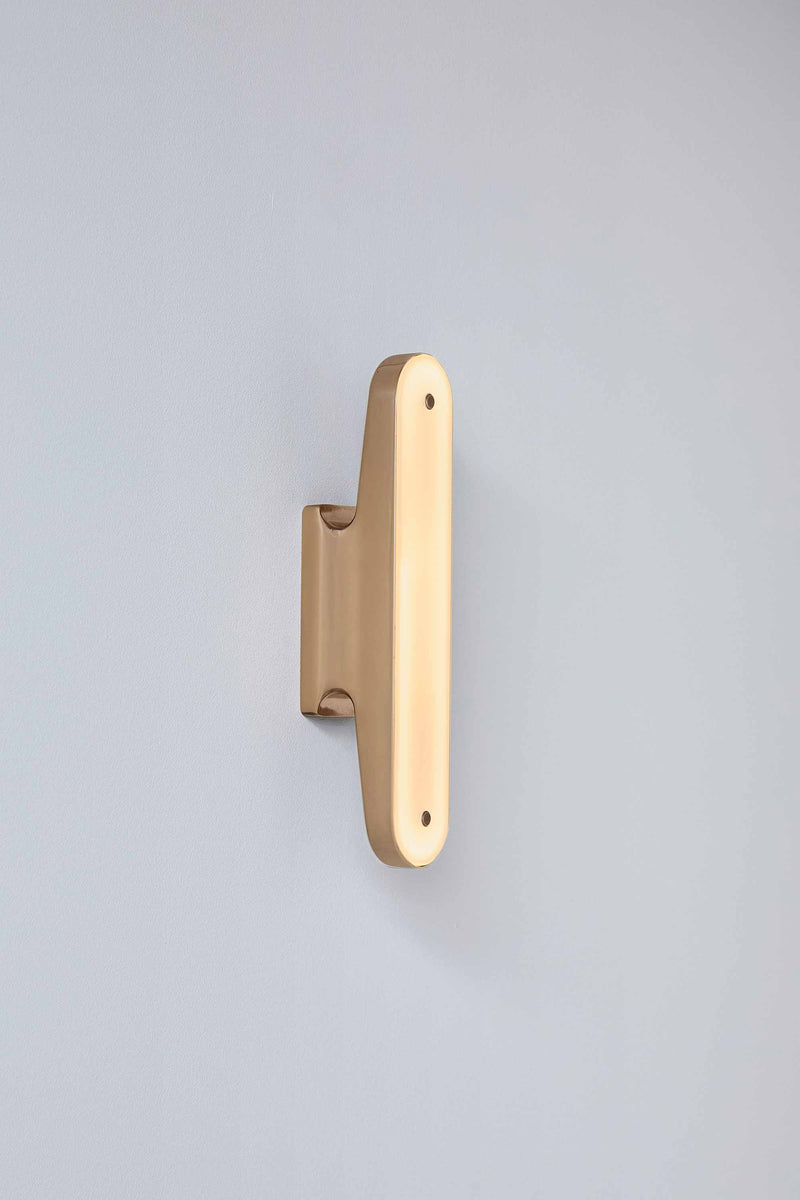 Btc Cleat Wall Light Polished Bronze