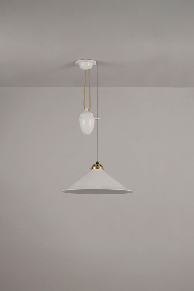 Btc Cobb Rise & Fall Large Pendant Antique Brass