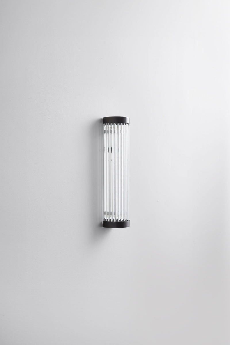 Btc Extra Narrow Pillar Light 27cm Weathered Brass