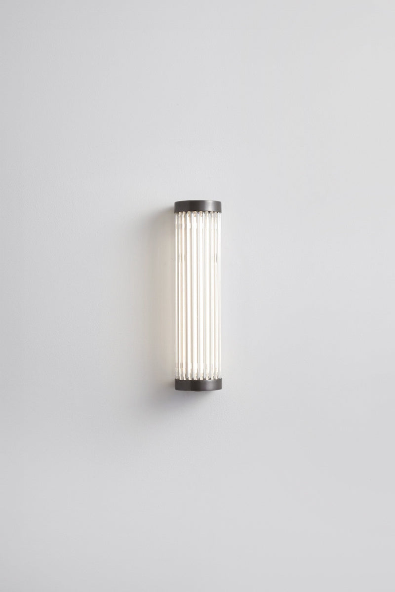 btc Extra Narrow Pillar Light 27cm Weathered Brass