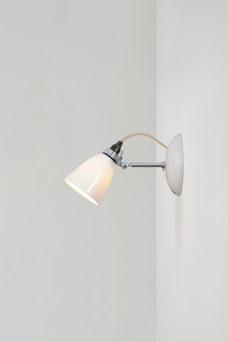 Btc Hector Small Dome Wall Light Natural White