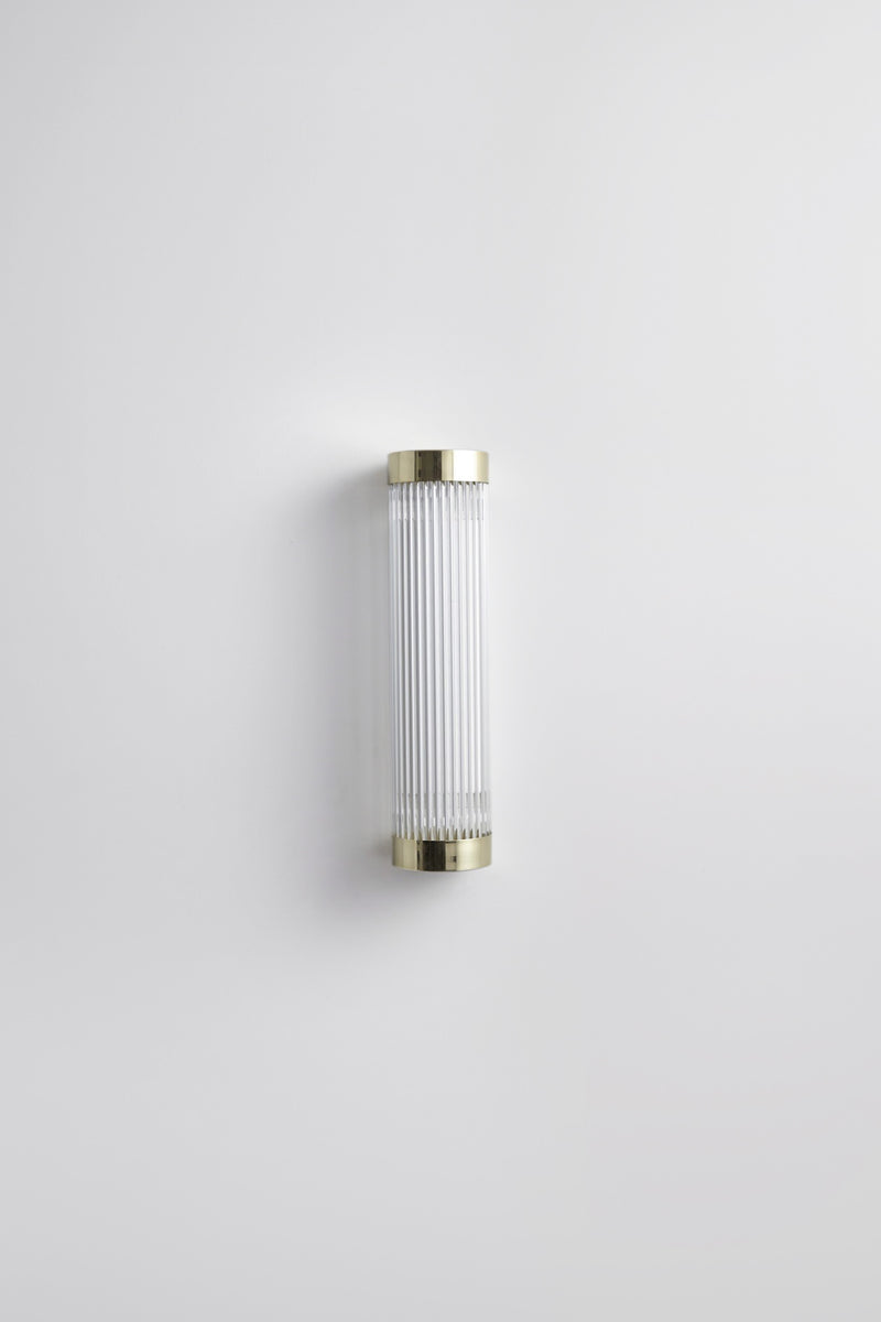 Btc Narrow Pillar Light 40cm Weathered Brass
