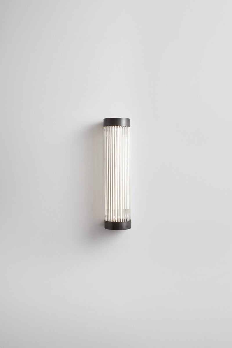 btc Narrow Pillar Light 40cm Weathered Brass