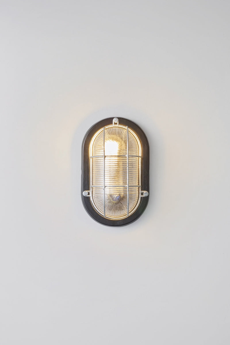 Btc Oval Aluminium Bulkhead 7003 Silver / Prismatic