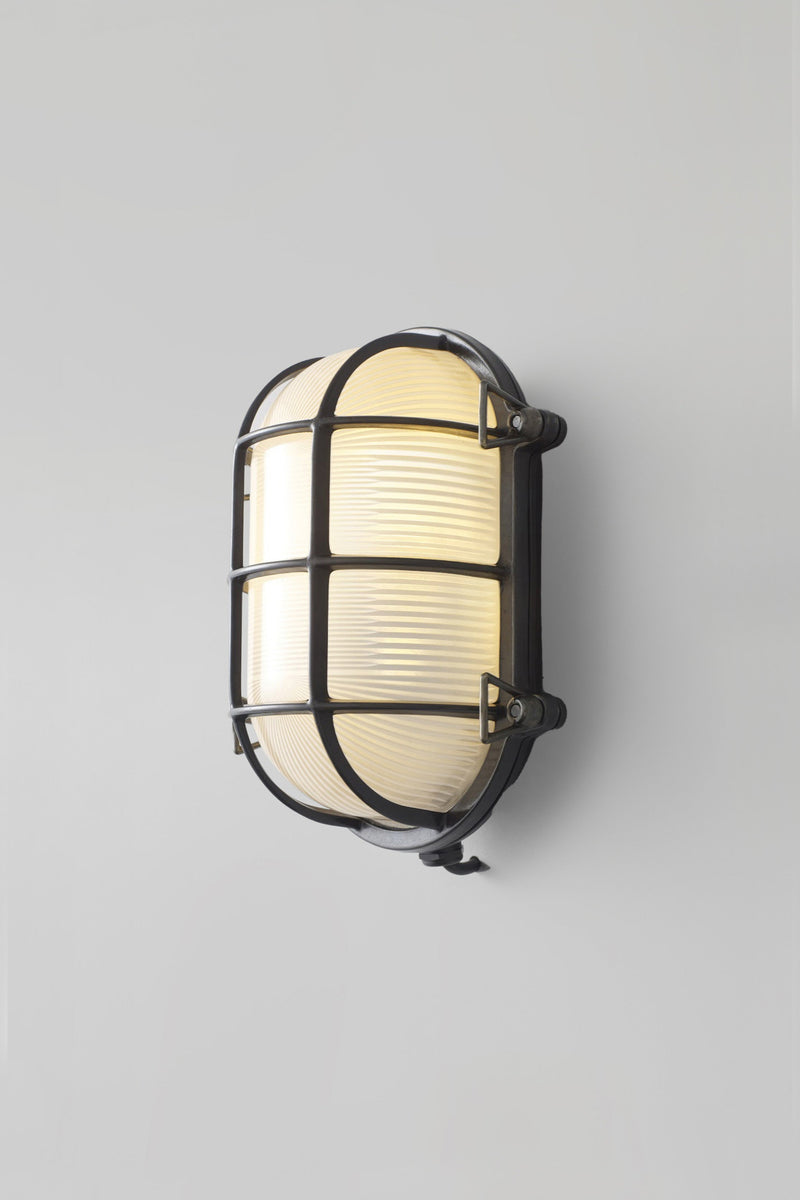 btc Oval Brass Bulkhead 7034 Weathered Brass