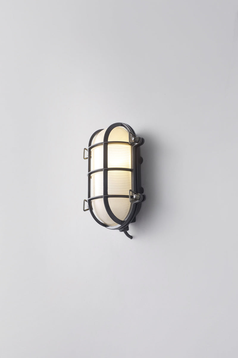 btc Oval Brass Bulkhead 7035 Weathered Brass