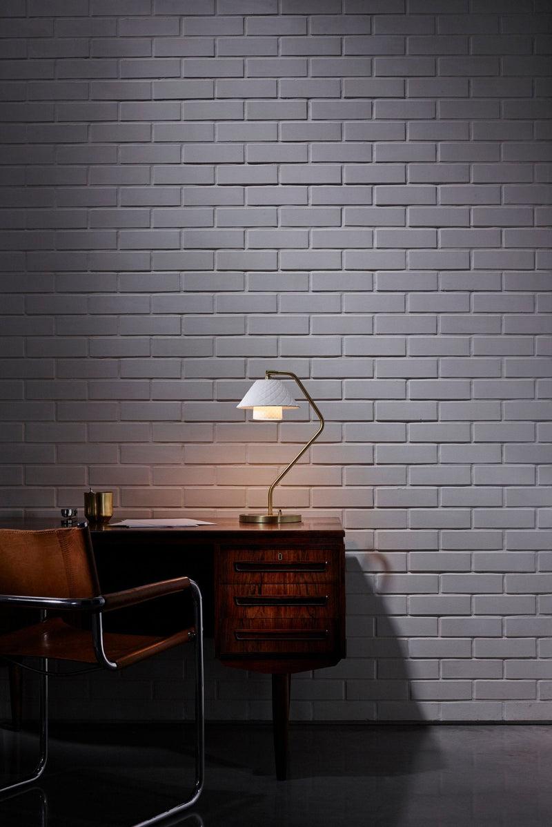 Btc Oxford Double Desk Light Satin Brass