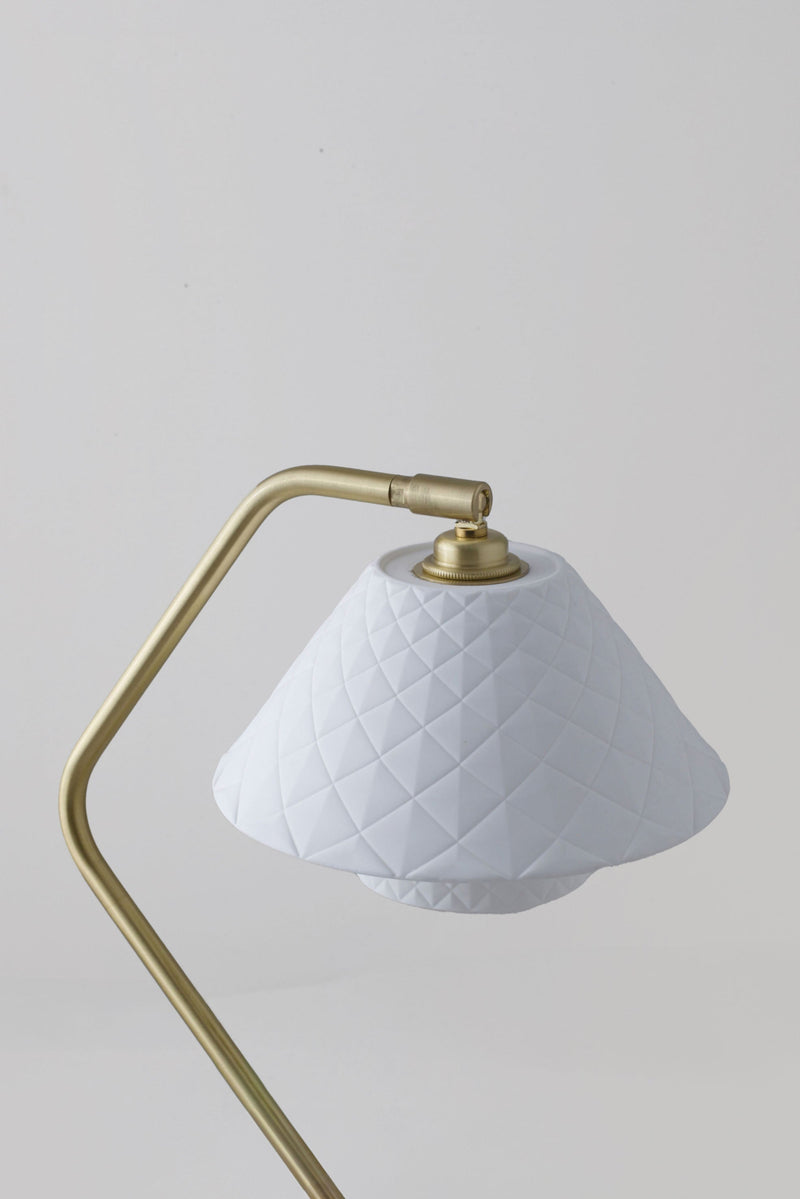 Btc Oxford Double Desk Light Satin Brass