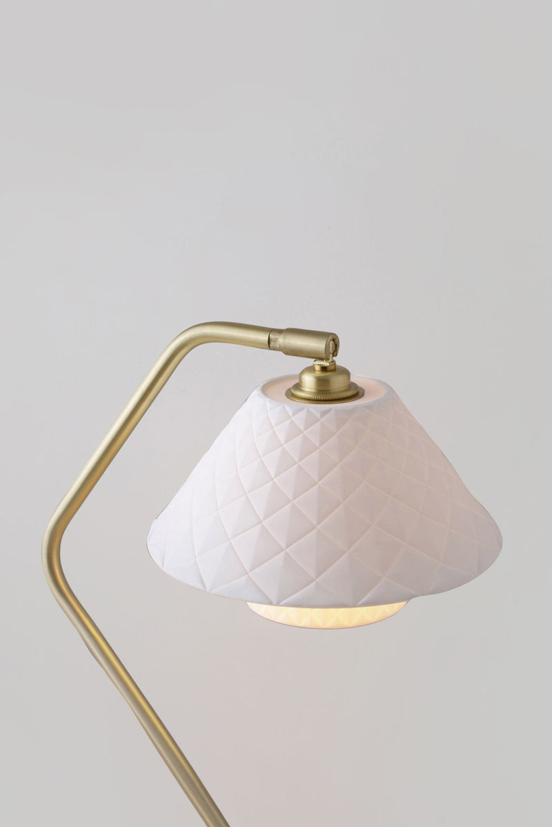 Btc Oxford Double Desk Light Satin Brass