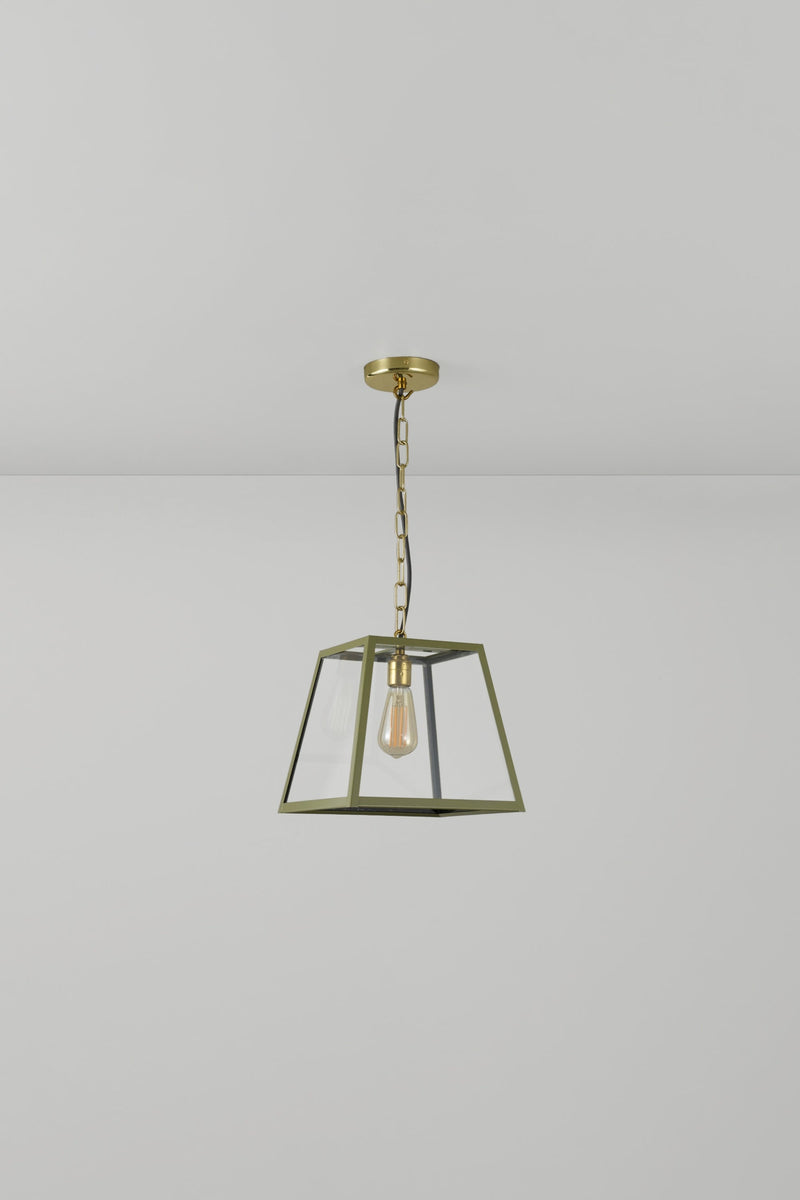 Btc Quad Medium Pendant Green Olive Green / Clear