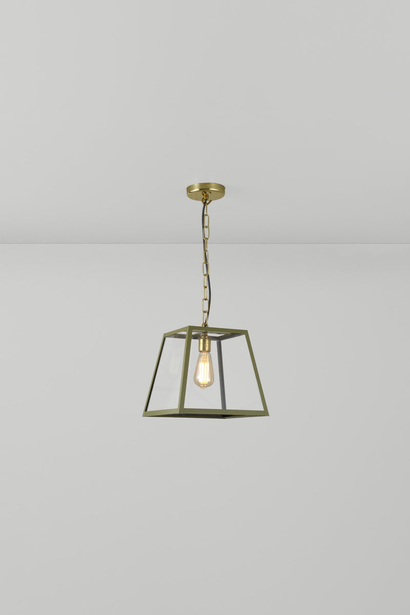 Btc Quad Medium Pendant Green Olive Green / Clear