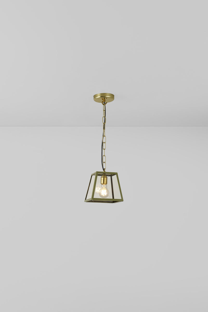 Btc Quad Small Pendant Green Olive Green / Clear