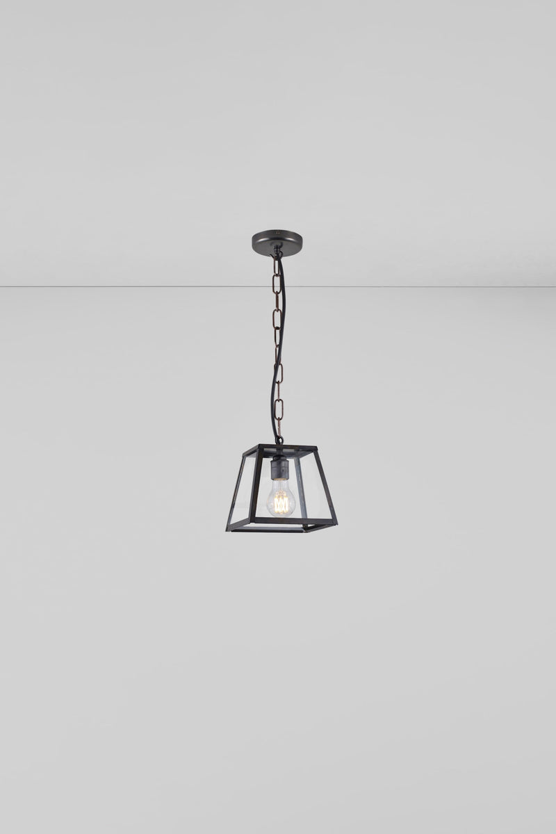 Btc Quad Small Pendant Light Weathered Brass / Clear