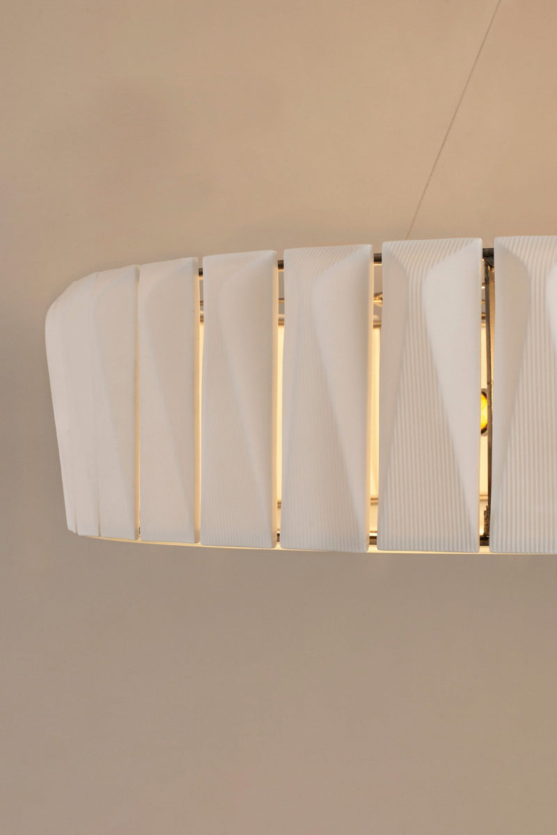 Btc Shard Chandelier 100 Natural White / Frosted